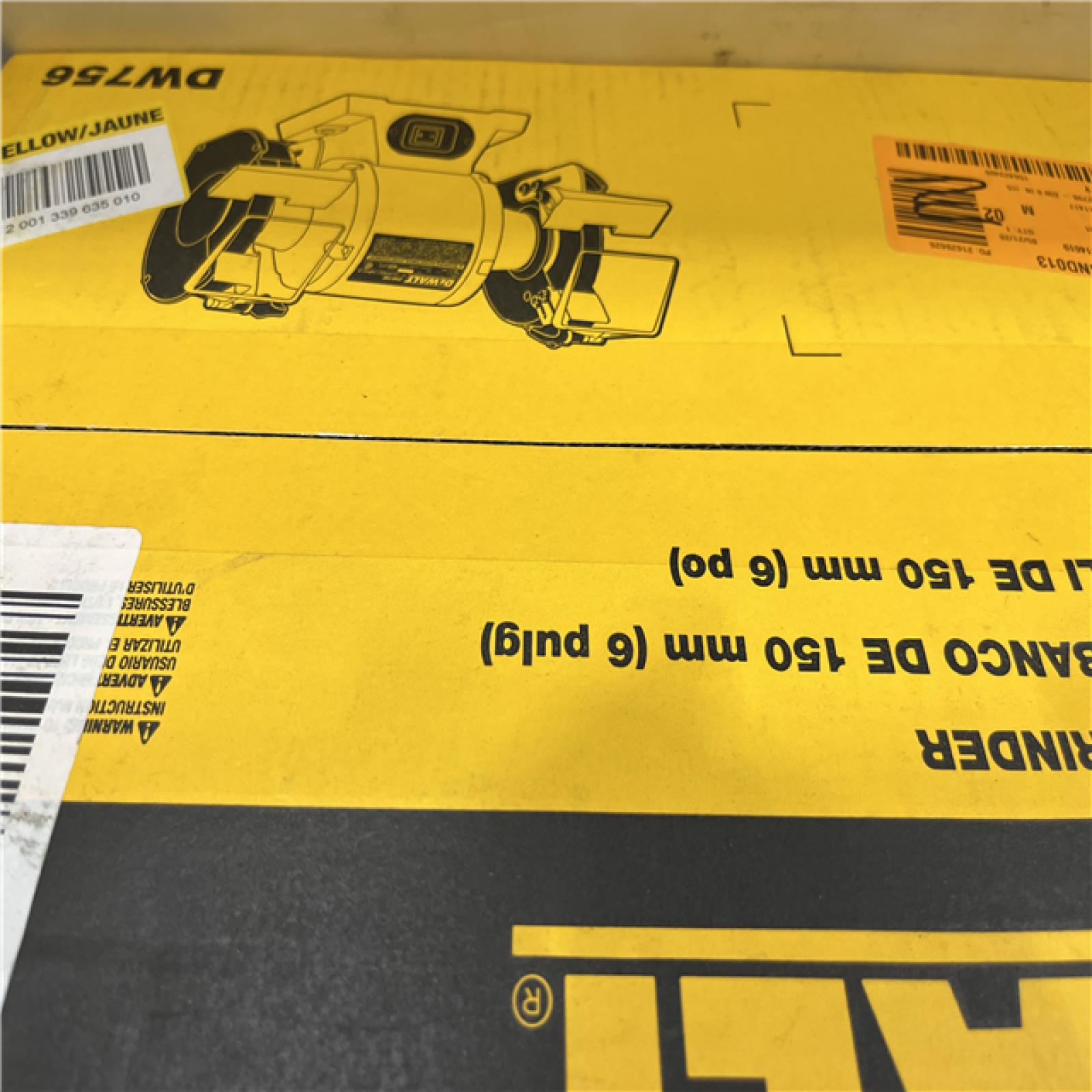 NEW - DEWALT 6 in. (150 mm) Bench Grinder