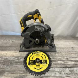 AS-IS DEWALT FLEXVOLT 60V MAX Cordless Brushless 7-1/4 in. Circular Saw with Brake (Tool Only)
