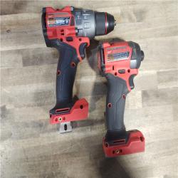 HOUSTON LOCATION - AS-IS MILWAUKEE FUEL 18V Lithium-Ion Brushless Cordless Hammer Drill and Impact Driver Combo Kit (2-Tool) with 2 Batteries