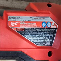 HOUSTON LOCATION - AS-IS Milwaukee FUEL 18-Volt Lithium-Ion Brushless Cordless Gen II 18-Gauge Brad Nailer (Tool-Only)