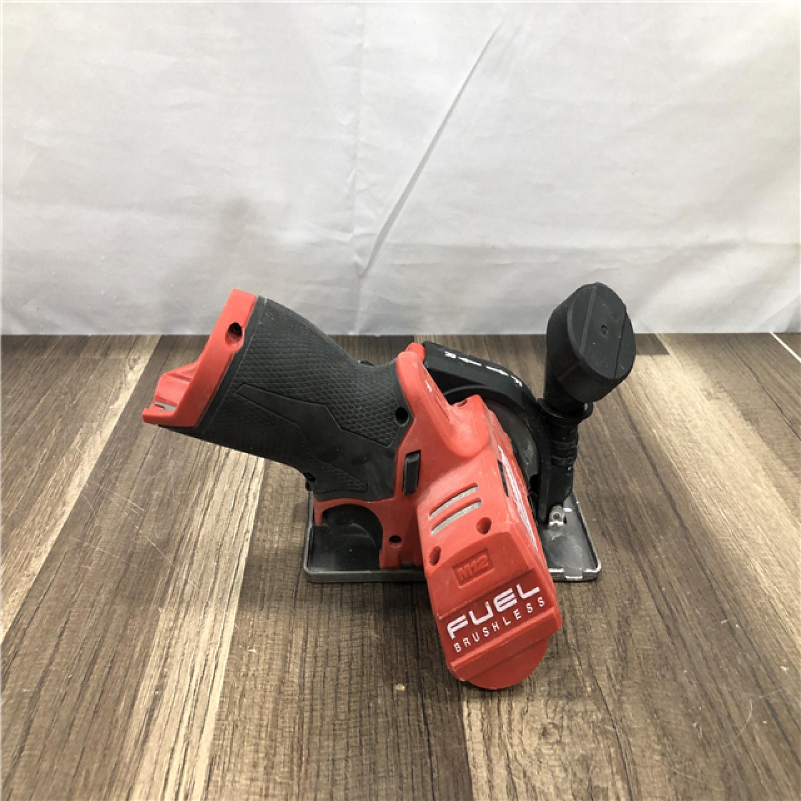 AS-IS Milwaukee FUEL 12V Lithium-Ion Brushless Cordless 3 in. Cut Off Saw (Tool-Only)