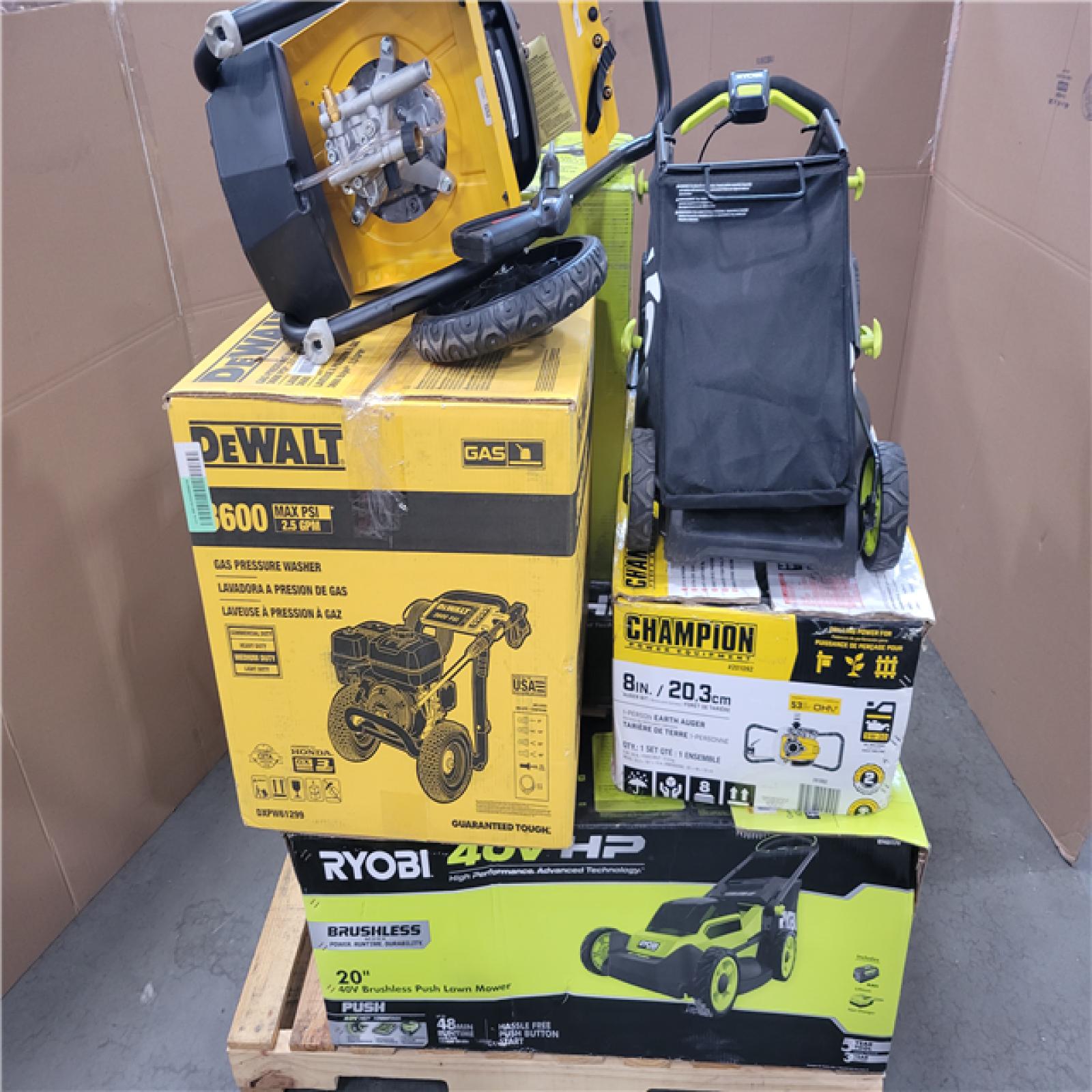 CALIFORNIA AS-IS OUTDOOR POWER EQUIPMENT