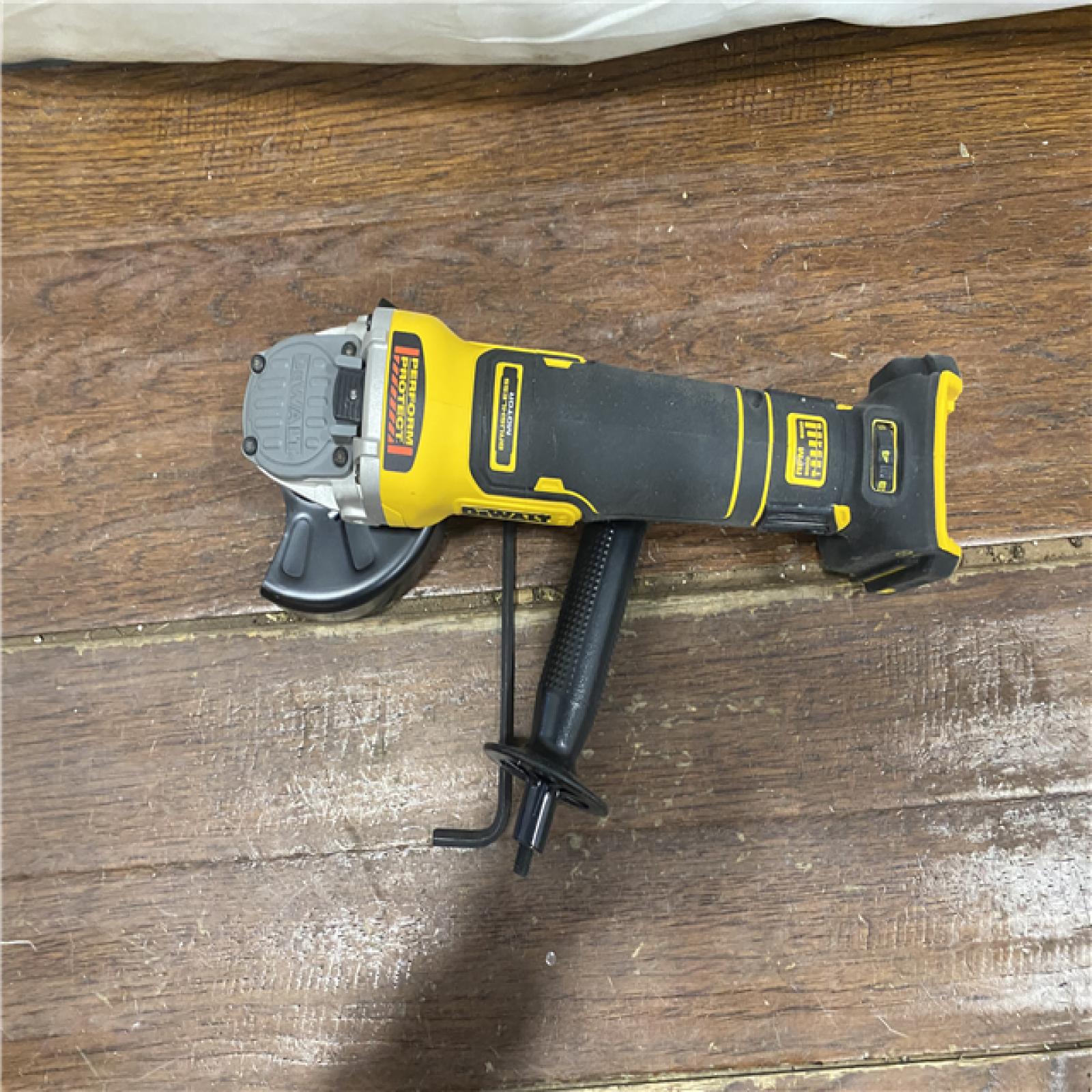 AS-IS 20V XR Cordless 4-1/2. in. to 5 in. Variable Speed Angle Grinder (Tool Only)