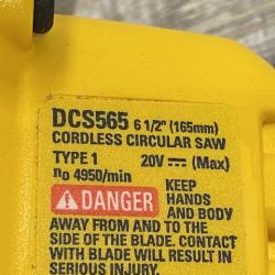 AS-IS DEWALT 20V MAX Cordless Brushless 6-1/2 in. Sidewinder Style Circular Saw (Tool Only)