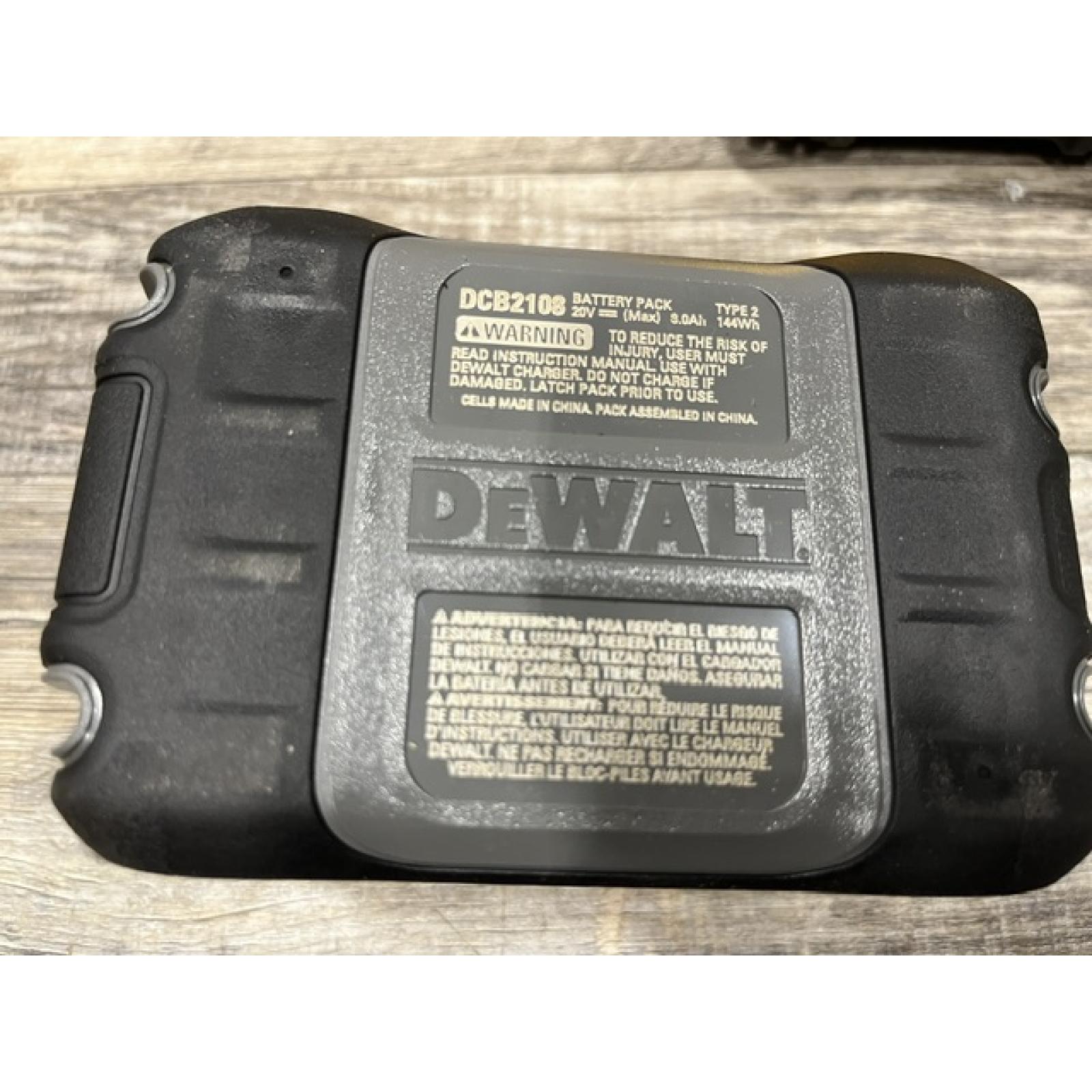 AS-IS DEWALT 20V MAX XR Power-Pack Lithium-Ion Starter Kit with 8. 0Ah Battery and Charger