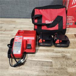 HOUSTON LOCATION - AS-IS Milwaukee 18V Lithium-Ion Cordless Drill Driver/Impact Driver Combo Kit