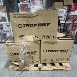DALLAS LOCATION - Troy-Bilt Squall 21 in. 123 cc Single-Stage Gas Snow Blower with E-Z Chute Control PALLET-(3 UNITS)
