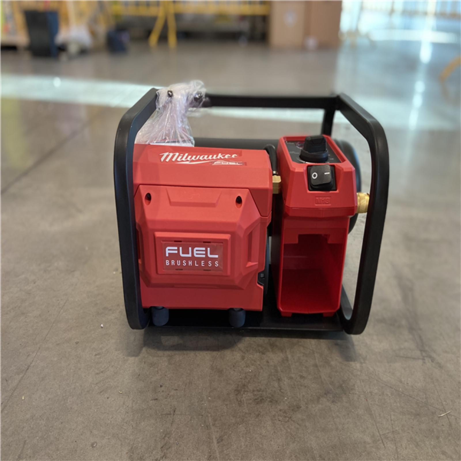 AS-IS- Milwaukee FUEL 18-Volt Lithium-Ion Brushless Cordless 2 Gal. Electric Compact Quiet Compressor (Tool-Only)