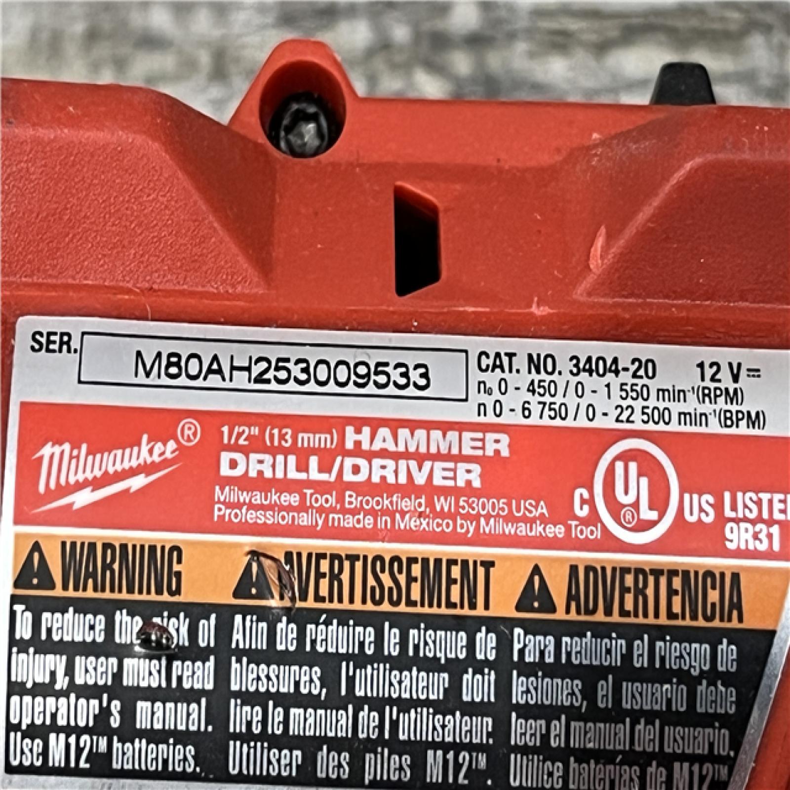 AS-IS Milwaukee FUEL 12-Volt Lithium-Ion Brushless Cordless Hammer Drill and Impact Driver Combo Kit