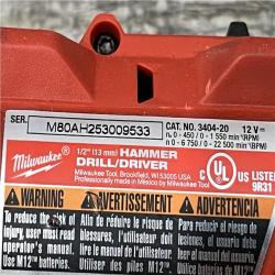 AS-IS Milwaukee FUEL 12-Volt Lithium-Ion Brushless Cordless Hammer Drill and Impact Driver Combo Kit