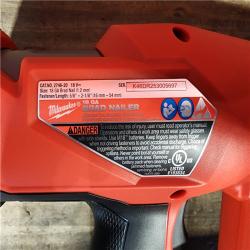 HOUSTON LOCATION - AS-IS (APPEARS LIKE NEW) Milwaukee M18 FUEL 18 Gauge Brad Nailer (TOOL ONLY)