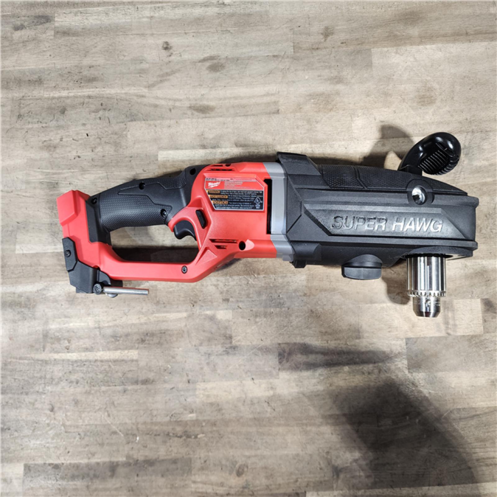 HOUSTON LOCATION - AS-IS Milwaukee M18 18V Fuel 1/2 Right Angle Drill Super Hawg Cordless Lithium-Ion 2809-20 (TOOL ONLY)