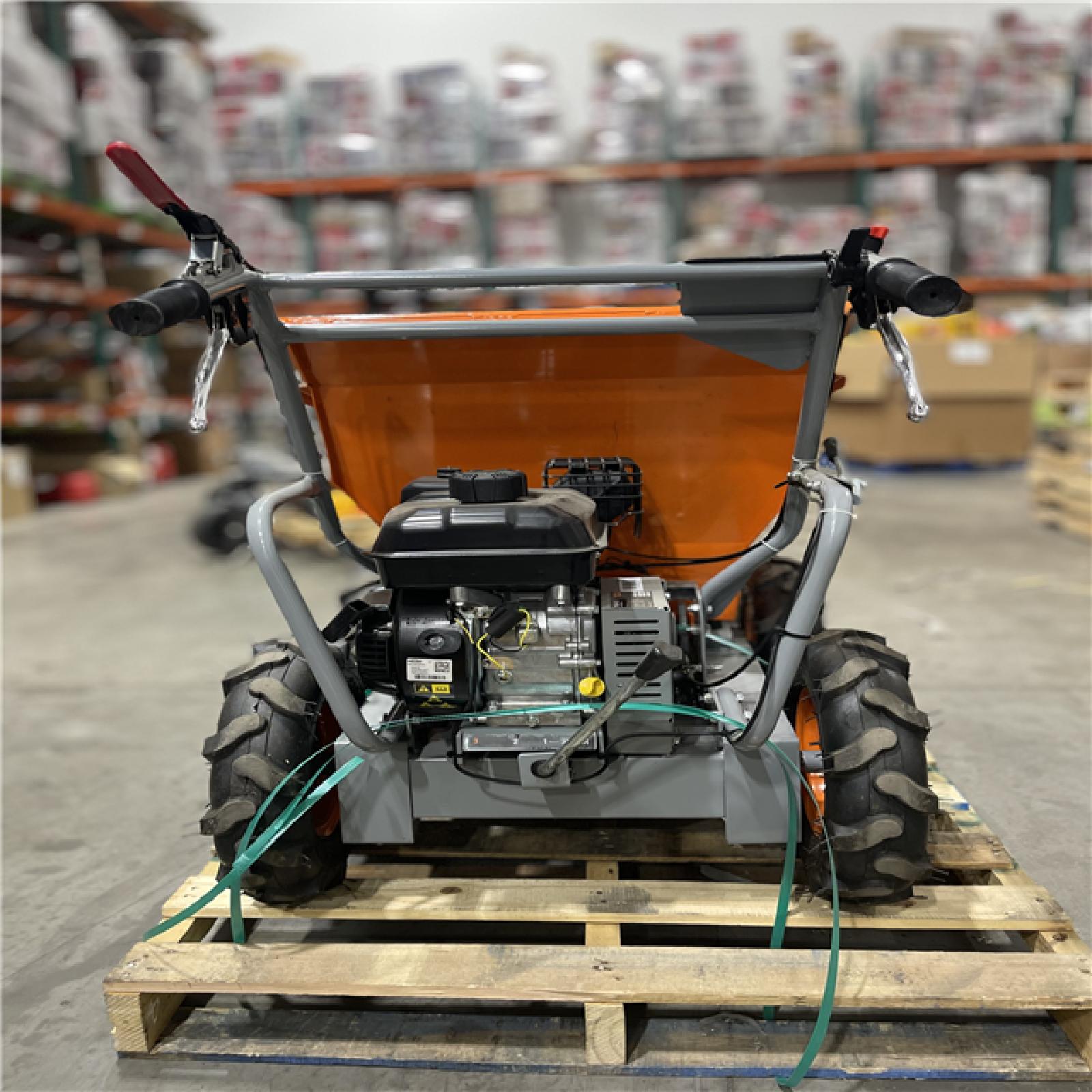 DALLAS LOCATION - LIKE NEW! YARDMAX YD4103 Power Wheelbarrow  660lb. Capacity  Briggs CR950  6.5 hp  208cc