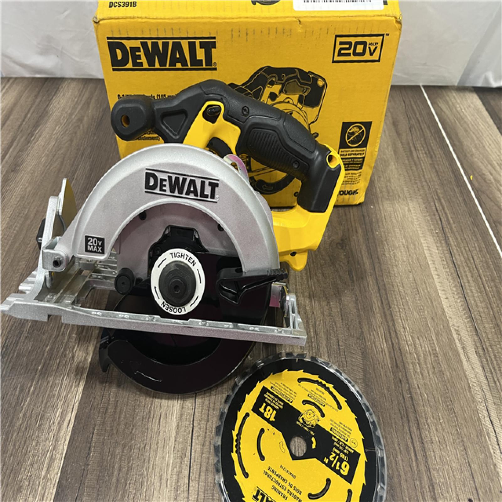 GOOD DEWALT 20-Volt MAX Lithium-Ion Cordless 6-1/2 in. Circular Saw (Tool-Only)
