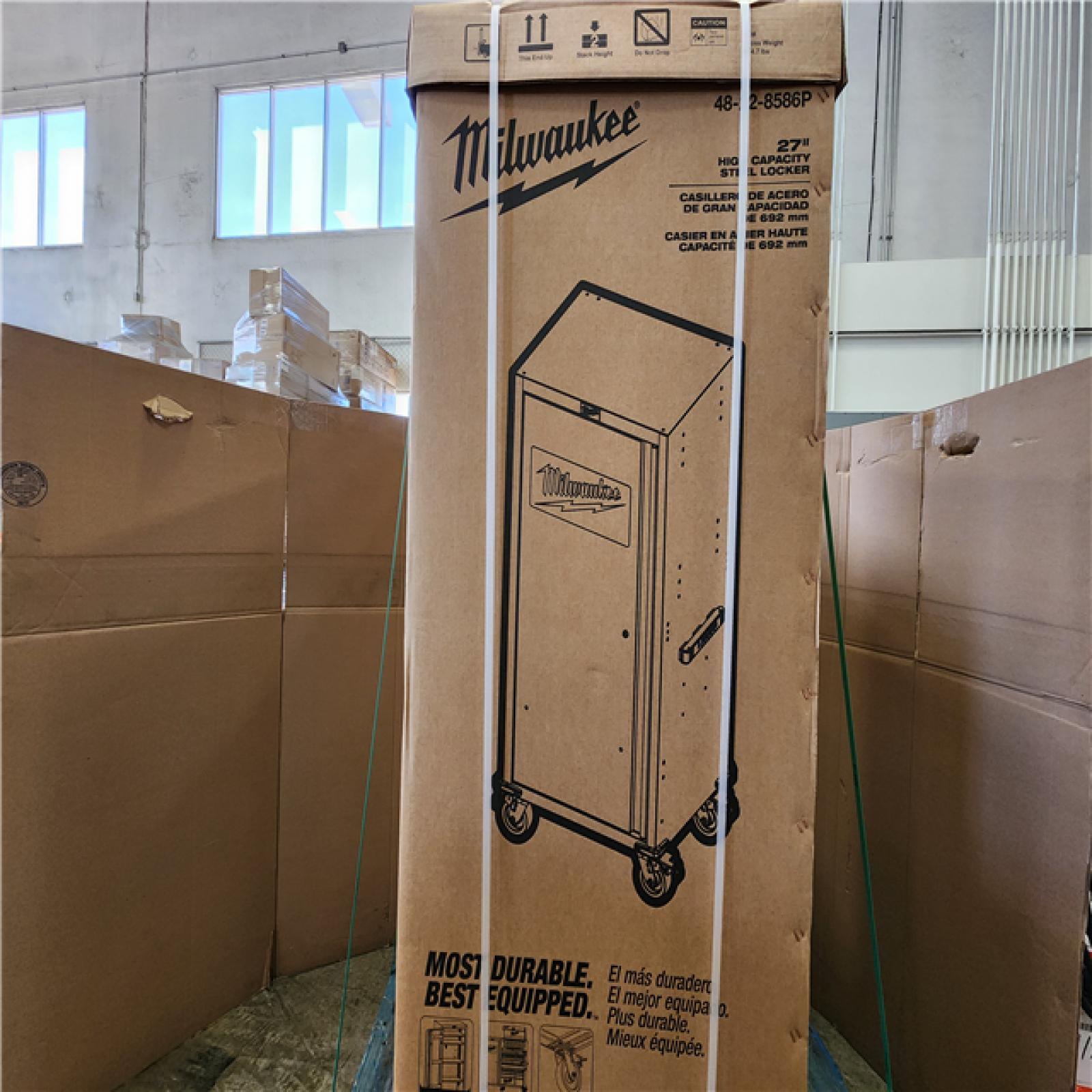 Phoenix NEW Milwaukee Tool Storage 27 in. W x 22 in. D 4-Shelf Locker with Power Strip