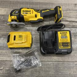 AS-IS DEWALT 20V MAX XR Cordless Brushless 3-Speed Oscillating Multi Tool Kit