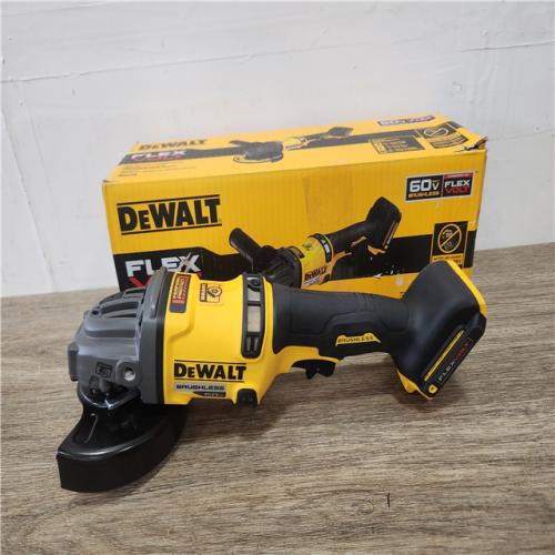 Phoenix Location Appears NEW DEWALT FLEXVOLT 60V MAX Cordless Brushless 4.5 in. to 6 in. Small Angle Grinder with Kickback Brake (Tool Only)(No Handle)