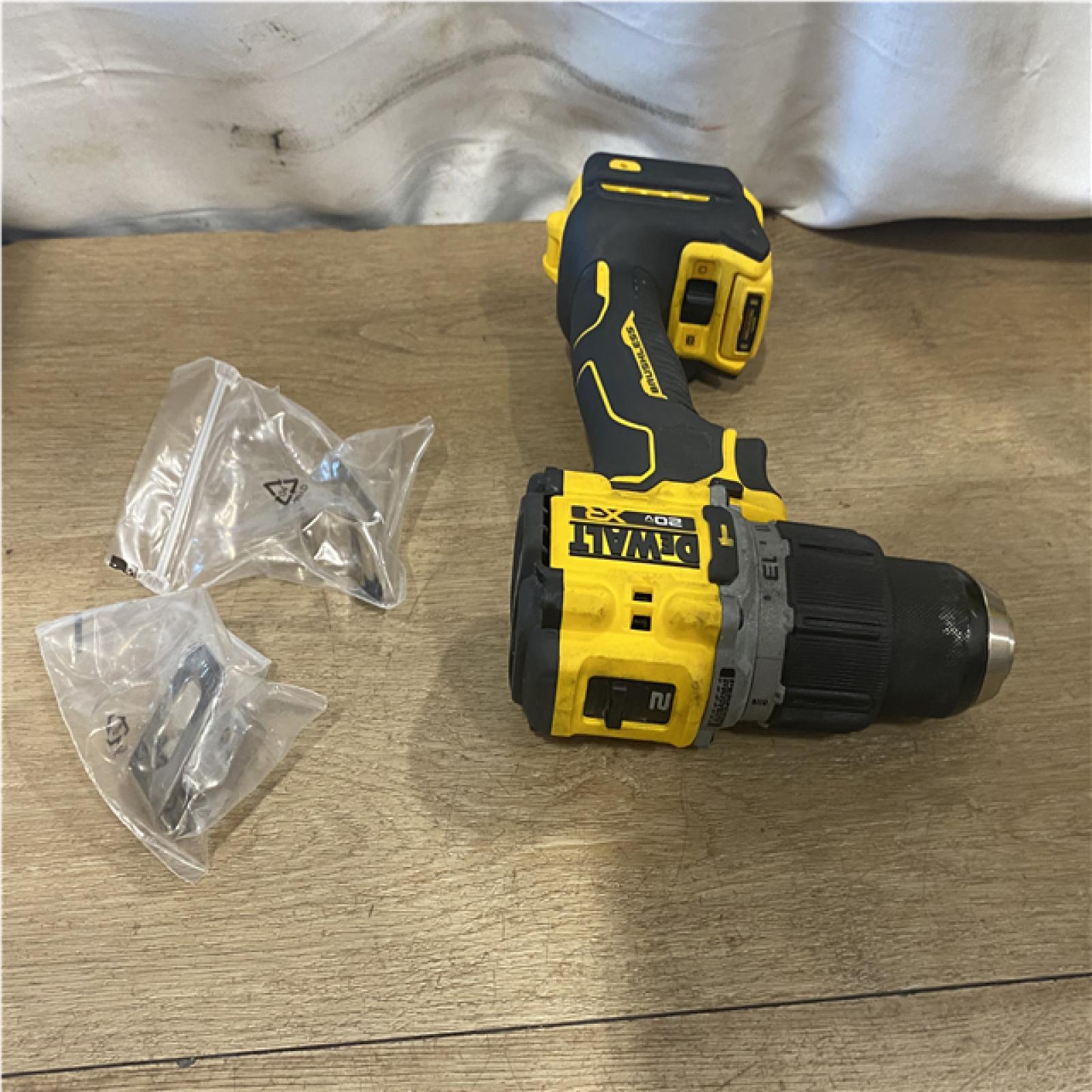 AS-IS DEWALT 20V XR Brushless Cordless 1/2 in. Hammer Drill (Tool-Only)