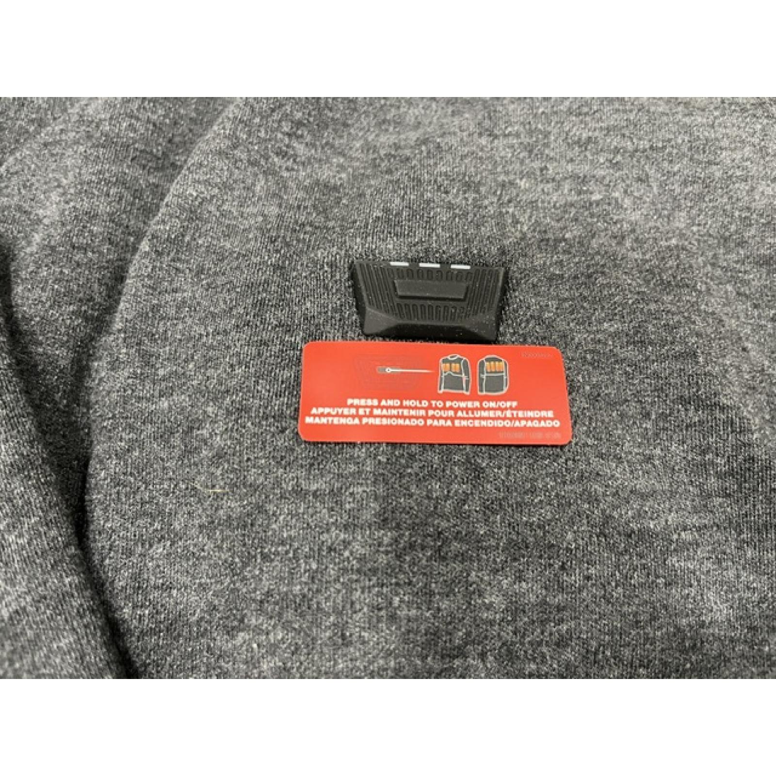AS-IS Milwaukee Men's 3X-Large REDLITHIUM USB Cordless Merino Wool Black Baselayer Top Kit