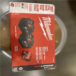 NEW! - Milwaukee M18 18-Volt Lithium-Ion XC Starter Kit with Two 5.0Ah Batteries and Charger