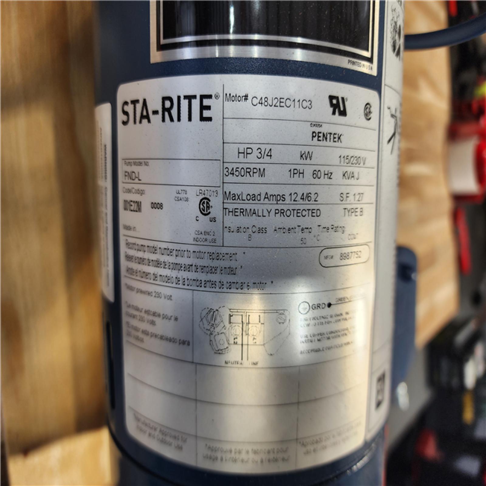 HOUSTON LOCATION - AS-IS (NEW) STA-RITE SHALLOW WELL JET PUMP