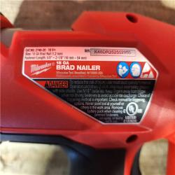 HOUSTON LOCATION - AS-IS Milwaukee FUEL 18-Volt Lithium-Ion Brushless Cordless Gen II 18-Gauge Brad Nailer (Tool-Only)