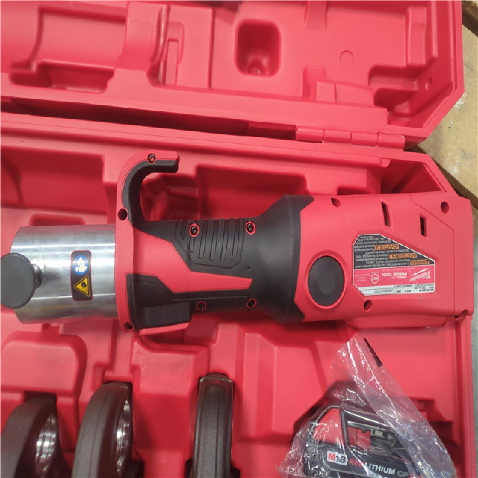 CALIFORNIA AS-IS MILWAUKEE FORCELOGIC M18 PRESS TOOL KIT
