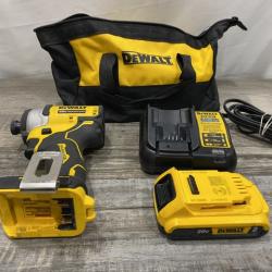 AS-IS DEWALT Atomic 20V Max Lithium-Ion Brushless Cordless Compact 1/4 in. Impact Driver Kit