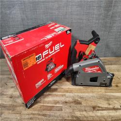 HOUSTON LOCATION - AS-IS Milwaukee  FUEL 18V Lithium-Ion Cordless Brushless 6-1/2 in. Plunge Cut Track Saw (Tool-Only)