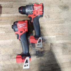 HOUSTON LOCATION - AS-IS Milwaukee FUEL 18V Lithium-Ion Brushless Cordless Hammer Drill and Impact Driver Combo Kit
