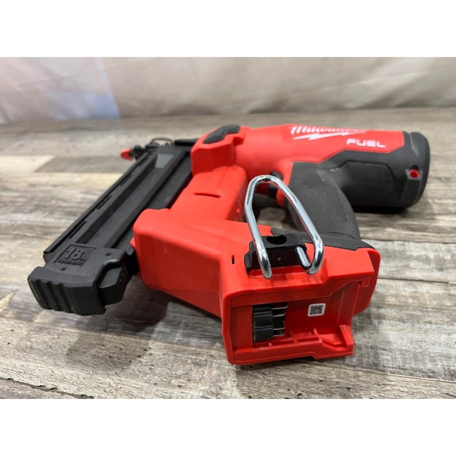 AS-IS Milwaukee FUEL 18-Volt Lithium-Ion Brushless Cordless Gen II 18-Gauge Brad Nailer (Tool-Only)