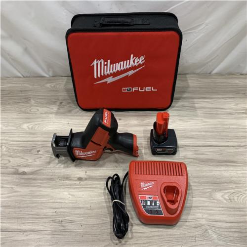 AS-IS Milwaukee FUEL 12V Lithium-Ion Brushless Cordless HACKZALL Reciprocating Saw Kit