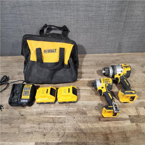 HOUSTON LOCATION - AS-IS DEWALT 2 TOOL COMBO KIT W/ (2) BATTERY & CHARGER
