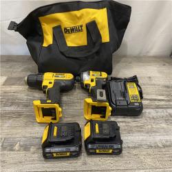 AS-IS DEWALT 20V MAX Cordless Drill/Impact 2 Tool Combo Kit