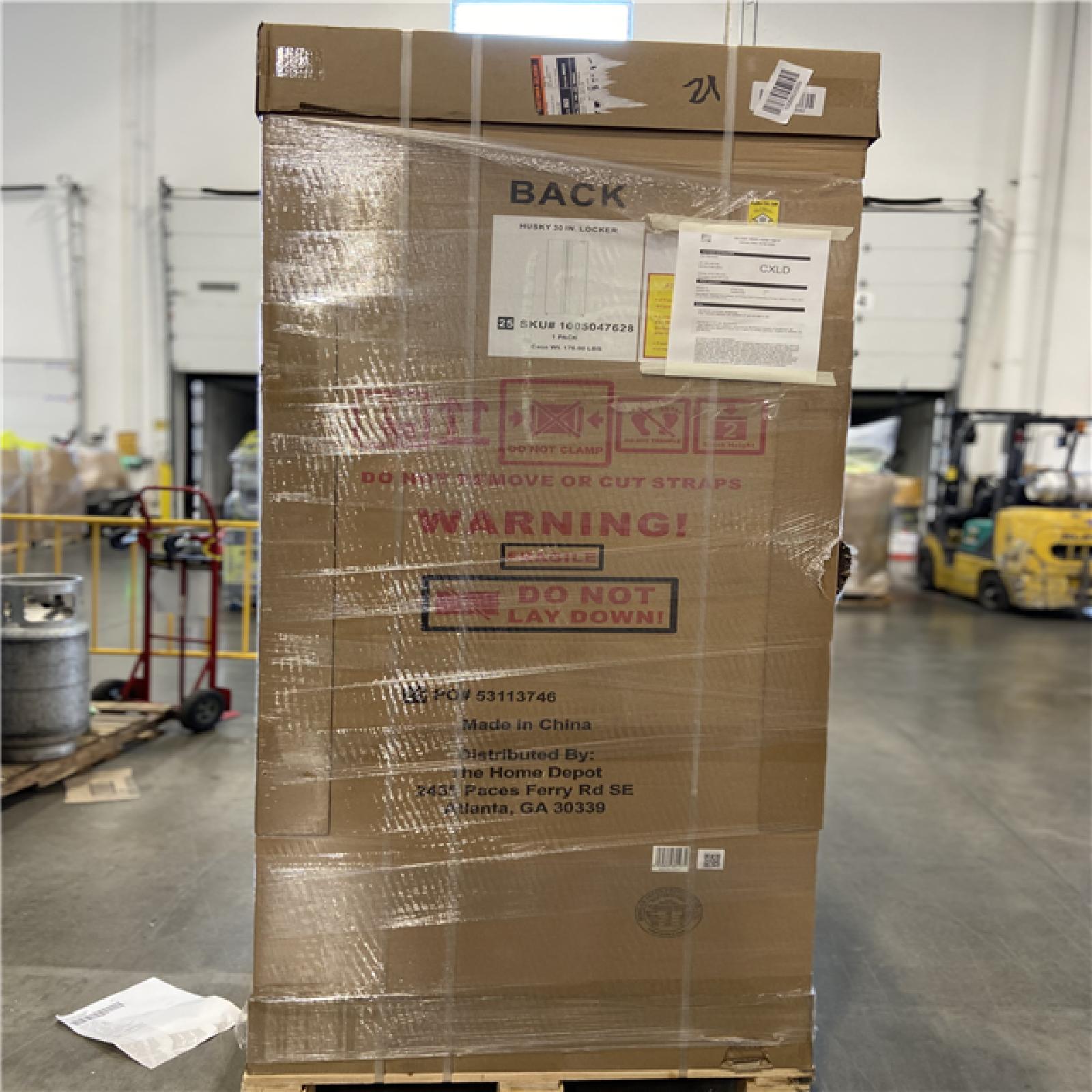 DALLAS LOCATION - Husky Regular Duty Welded 24-Gauge Steel Freestanding Garage Cabinet in Black (30.5 in. W x 75 in. H x 19.6 in. D) 2 (UNITS)