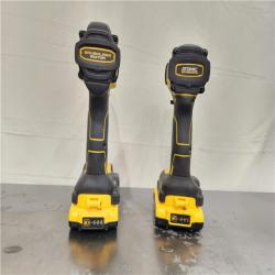 AS-IS- DeWalt 2-Tool Combo Kit W/ (2) BATTERY & CHARGER