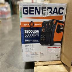 Dallas Location - As-Is Generac 3800/3000-Watt Dual Fuel Inveter Generator