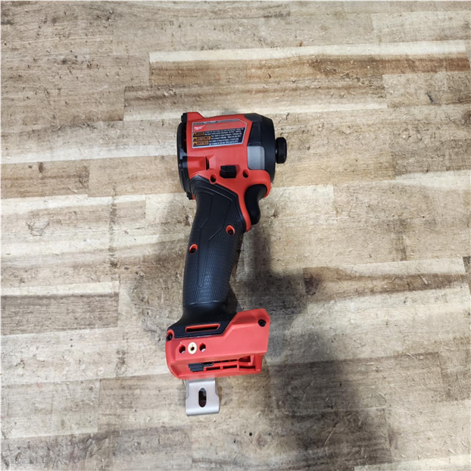 Houston Location AS-IS Milwaukee FUEL 18V Lithium-Ion Brushless Cordless 1/4 in. Hex Impact Driver (Tool-Only)