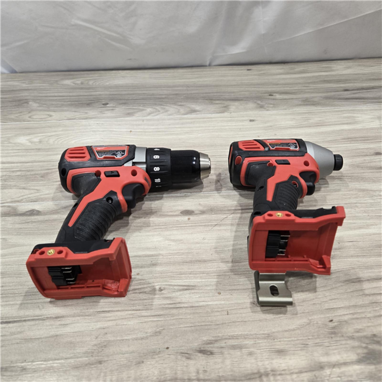 AS-IS Milwaukee 18V Cordless 2-Tool Drill/Driver and Impact Driver Kit