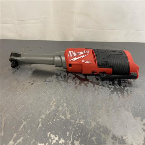 AS-IS - Milwaukee M12 FUEL 12V Lithium-Ion Brushless Cordless 3/8 in. Extended Reach High Speed Ratchet