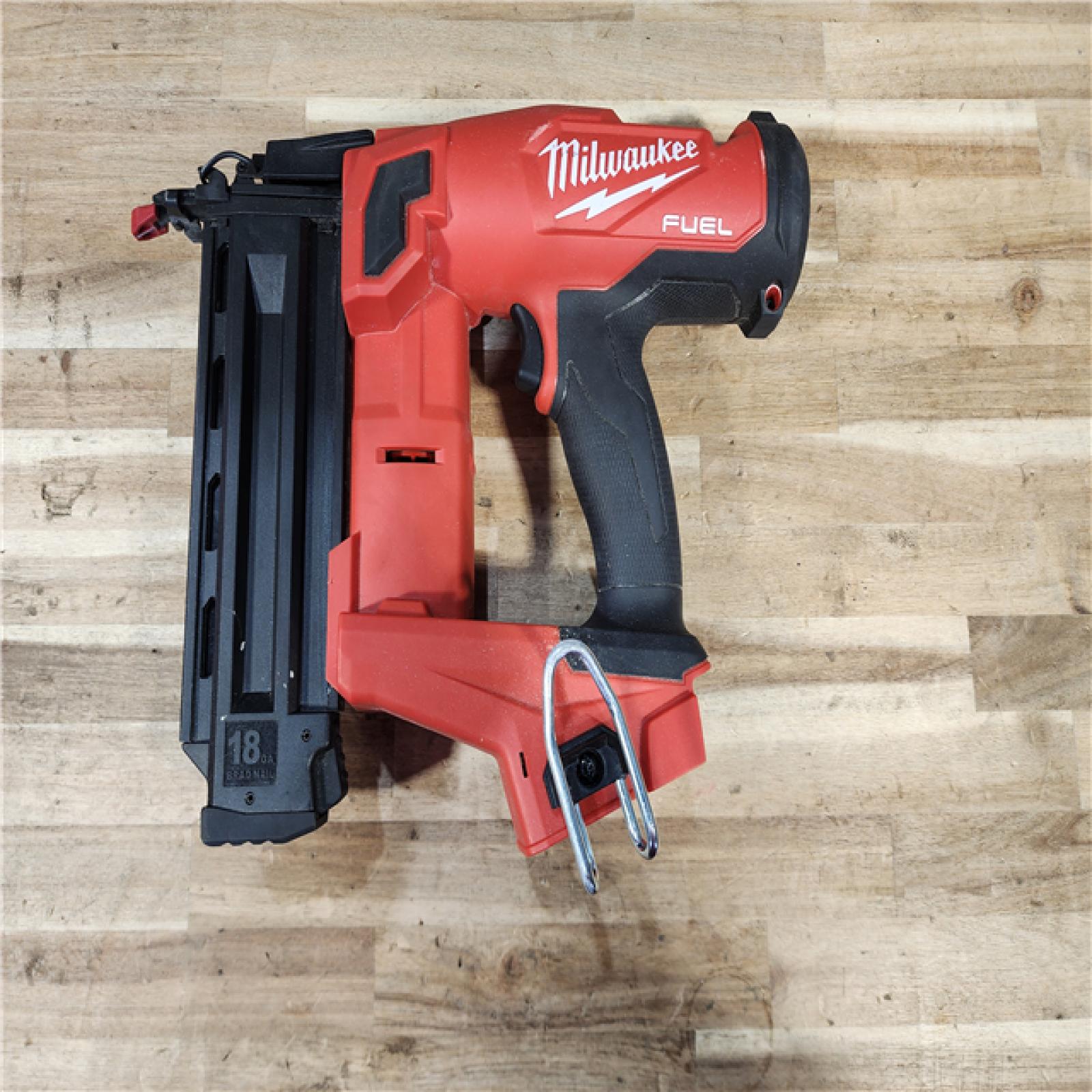 HOUSTON LOCATION - AS-IS Milwaukee  FUEL 18-Volt Lithium-Ion Brushless Cordless Gen II 18-Gauge Brad Nailer (Tool-Only)