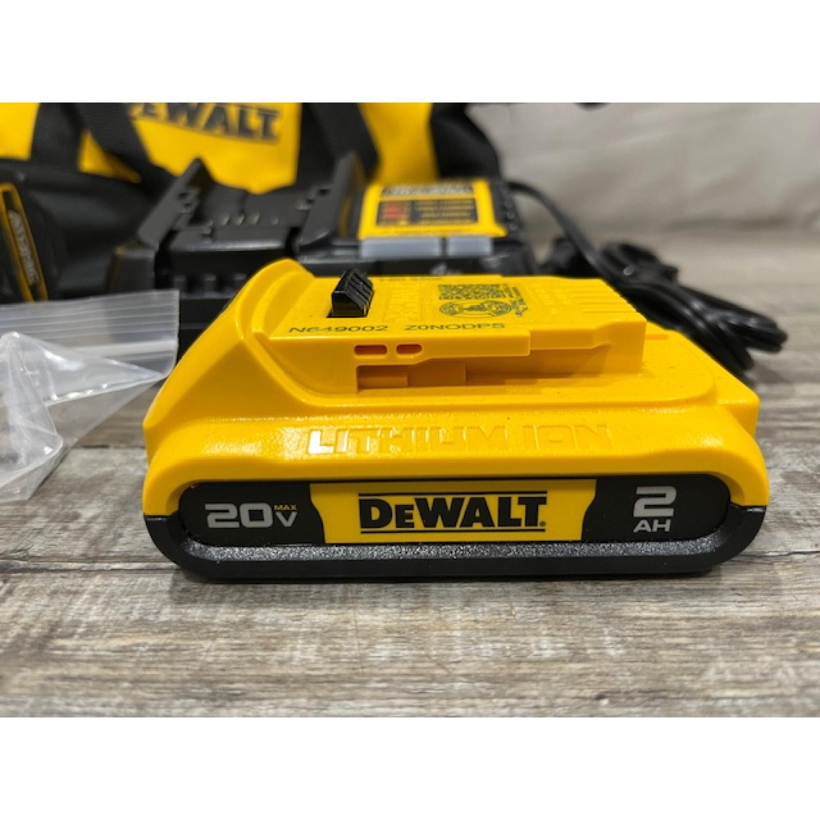 AS-IS DEWALT Atomic 20V Lithium-Ion Cordless Compact 1/2 in. Drill/Driver Kit