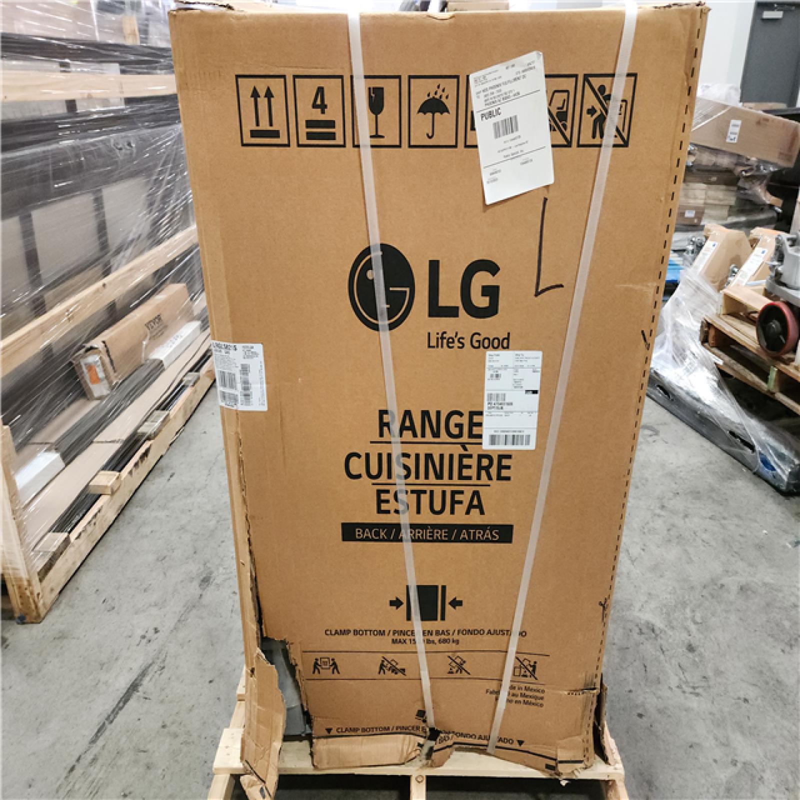 Phoenix Location NEW LG 30 in. 5.8 cu.ft. Smart Single Oven Gas Range with EasyClean, Wi-Fi Enabled in. Stainless Steel