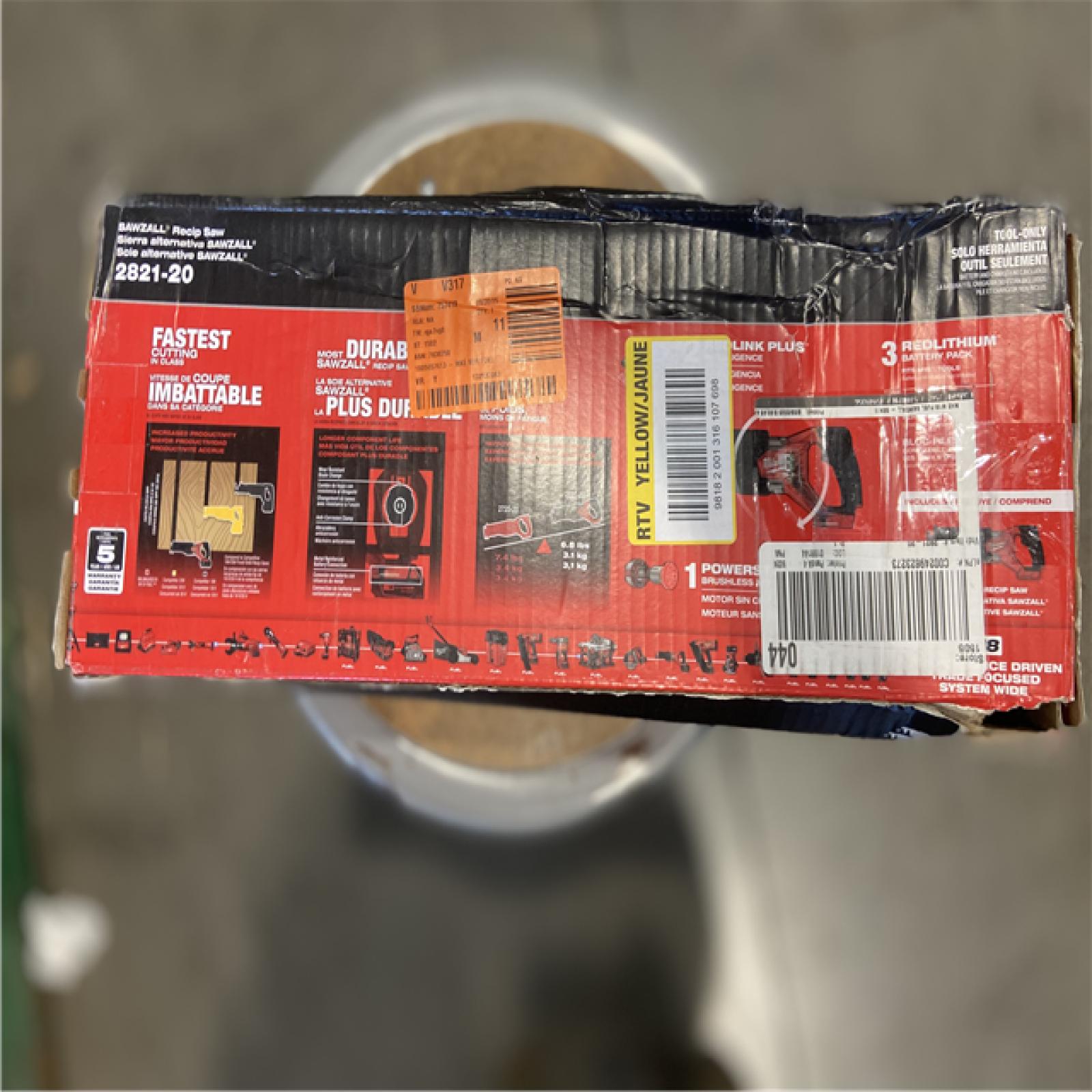 LIKE NEW! - Milwaukee M18 FUEL GEN-2 18V Lithium-Ion Brushless Cordless SAWZALL Reciprocating Saw (Tool-Only)