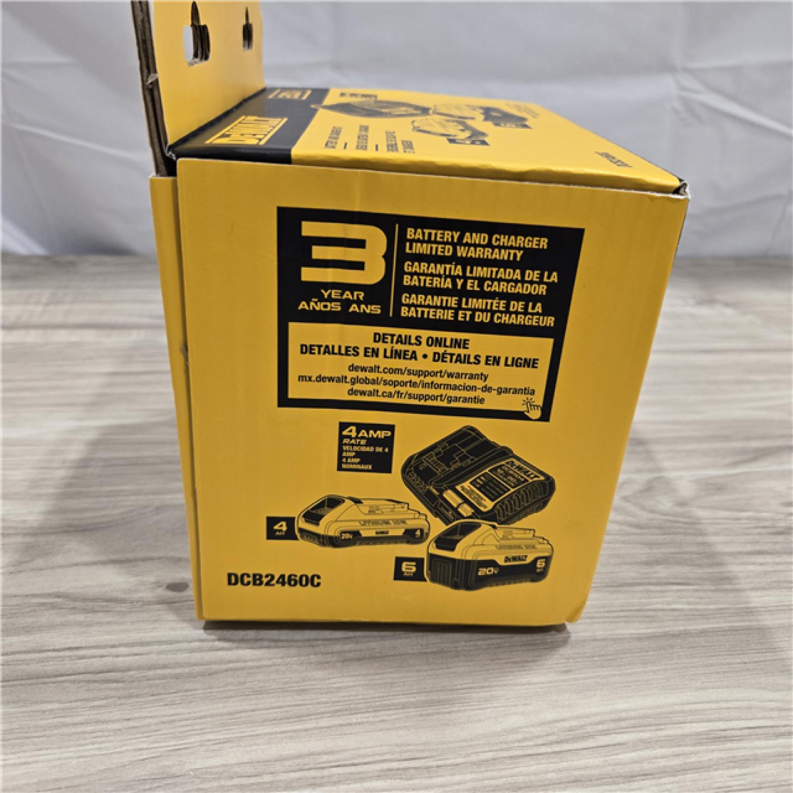 NEW! - DEWALT 20V MAX Lithium-Ion 6.0Ah and 4.0Ah Battery and Charger Starter Kit