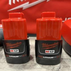 AS-IS Milwaukee FUEL 12-Volt Lithium-Ion Brushless Cordless 1/4 in. Hex 2-Speed Screwdriver Kit