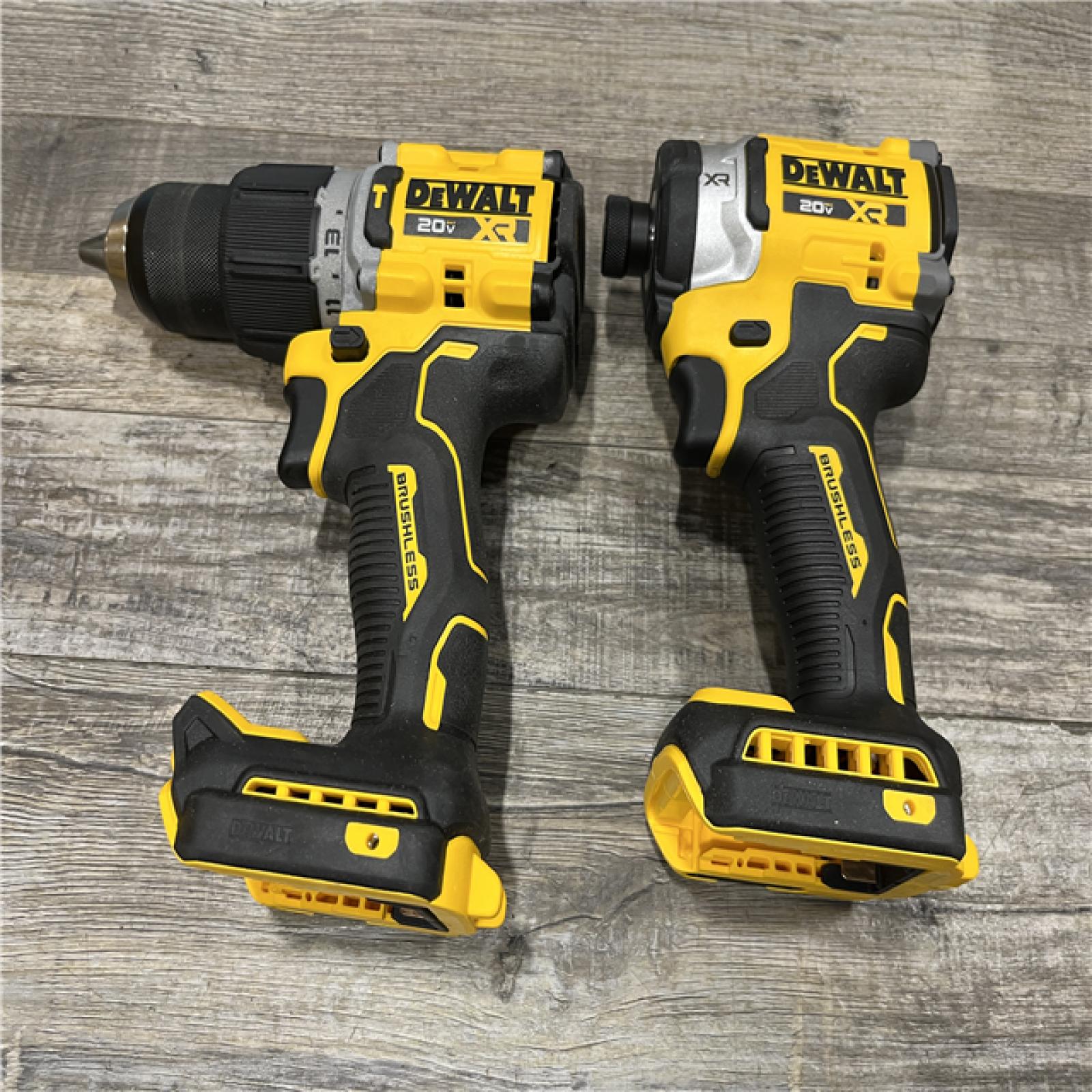 AS-IS DEWALT 20V XR Lithium-Ion Cordless 2-Tool Combo Kit