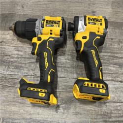 AS-IS DEWALT 20V XR Lithium-Ion Cordless 2-Tool Combo Kit