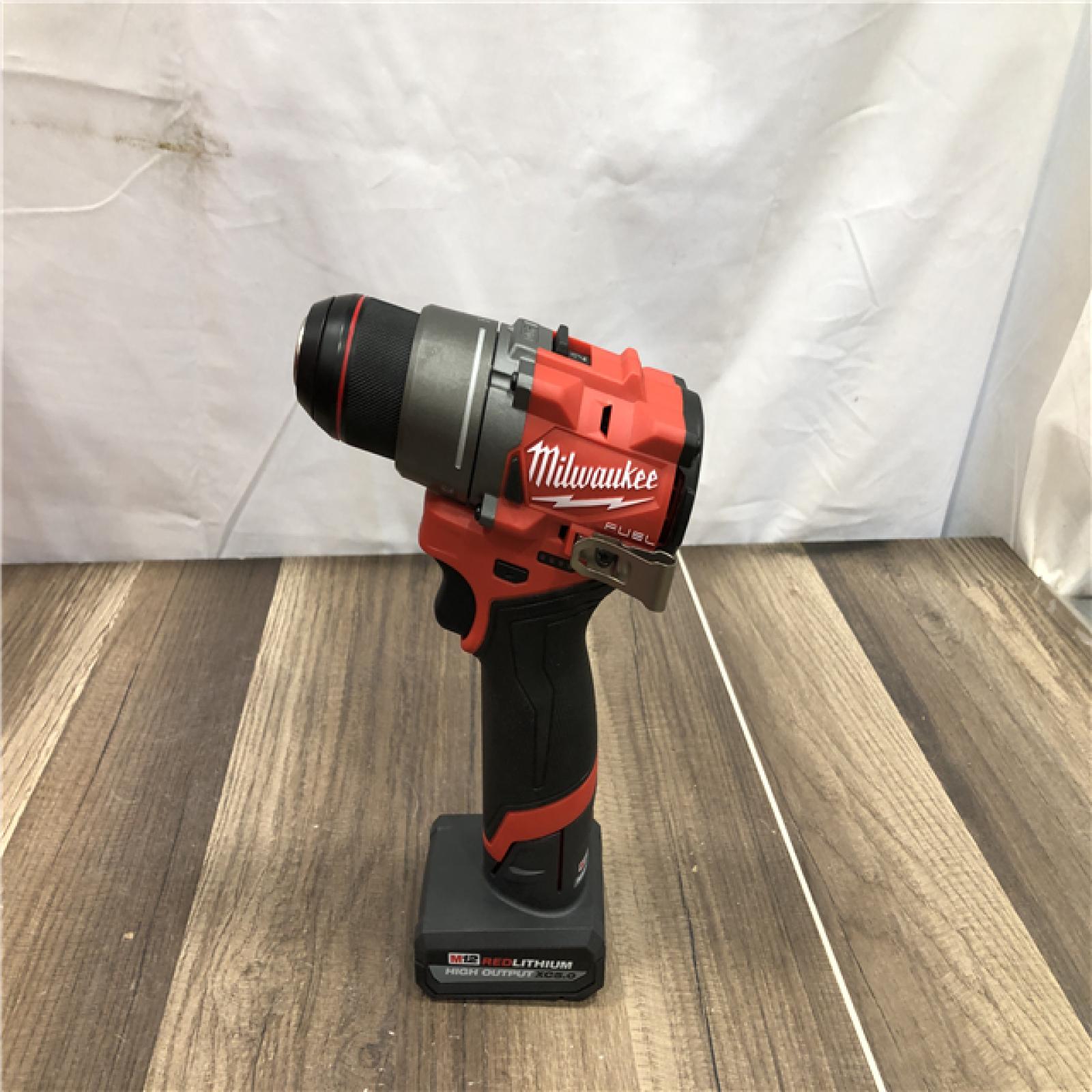 AS-IS Milwaukee FUEL 12V Lithium-Ion Cordless Drill Driver  Impact Wrench  and Ratchet Combo Kit