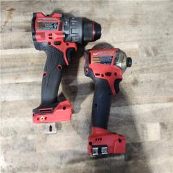 HOUSTON LOCATION - AS-IS MILWAUKEE 2 TOOL COMBO KIT W/ (2) BATTERY & CHARGER